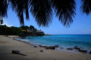 Sunset Beach, Mahé, dovolenka na Seychelloch